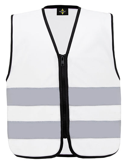 Kids´ Hi-Vis Safety Vest With Front Zipper Aalborg (KX201)