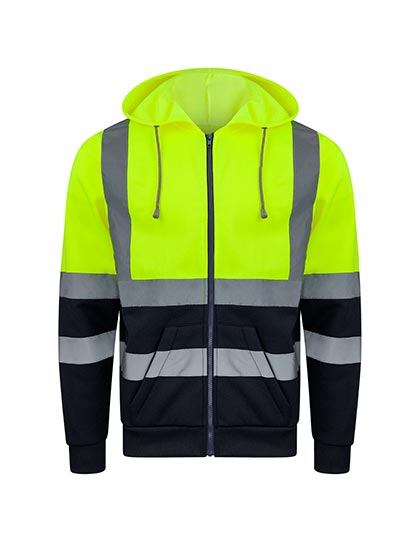 Hi-Vis Workwear Hooded Sweat-Jacket Galway (KX422)
