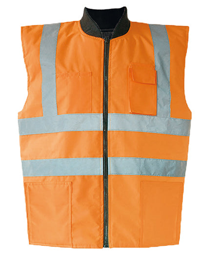 Hi-Vis Reversible Safety Bodywarmer Ural 2-in-1 (KX803)