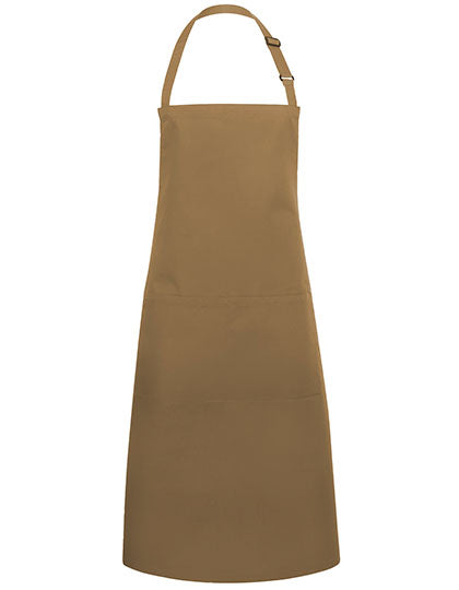 Latzschürze Basic mit Tasche und Schnalle (KY044)
