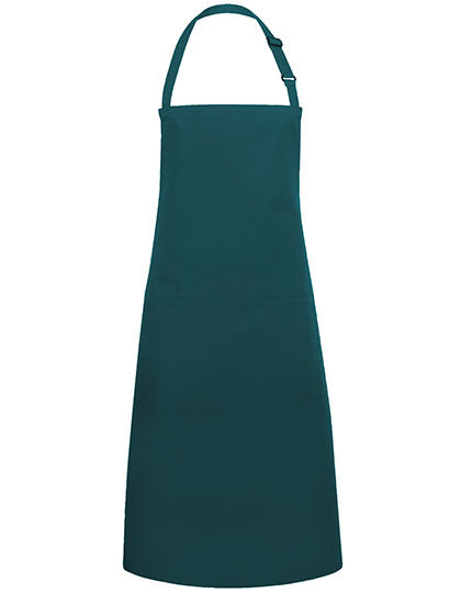 Latzschürze Basic mit Tasche und Schnalle (KY044)