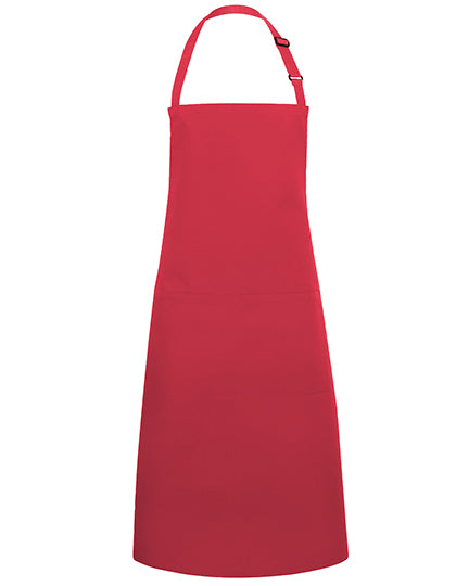 Latzschürze Basic mit Tasche und Schnalle (KY044)