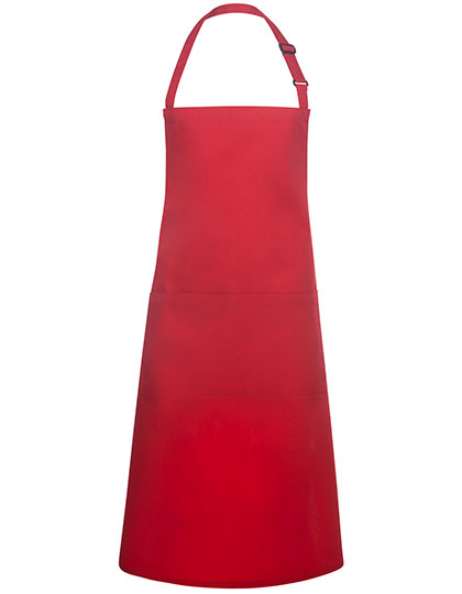 Latzschürze Basic mit Tasche und Schnalle (KY044)