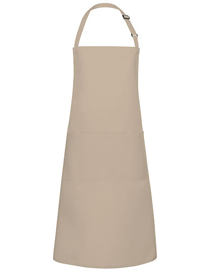 Latzschürze Basic mit Tasche und Schnalle (KY044)
