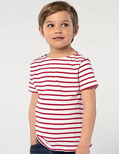 Kids´ Round Neck Striped T-Shirt Miles (L01400)