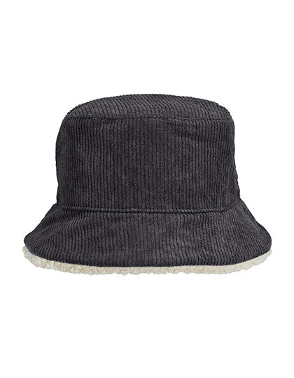 Reversible Sherpa And Velvet Bucket Hat (L03998)