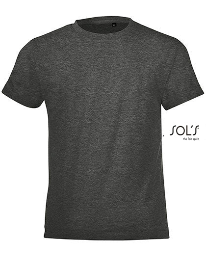 Kids´ Round Collar T-Shirt Regent Fit (L149K)