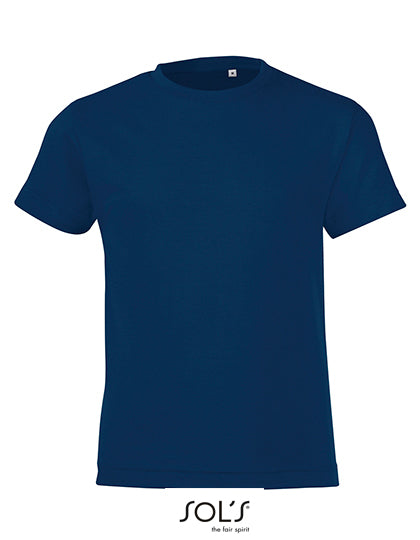 Kids´ Round Collar T-Shirt Regent Fit (L149K)