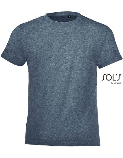 Kids´ Round Collar T-Shirt Regent Fit (L149K)