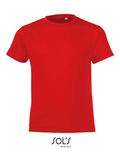 Kids´ Round Collar T-Shirt Regent Fit (L149K)