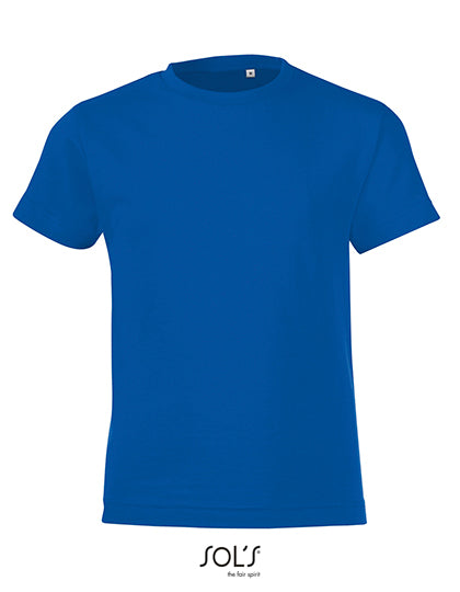 Kids´ Round Collar T-Shirt Regent Fit (L149K)