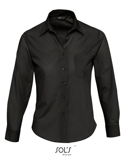 Popeline-Blouse Executive Long Sleeve (L621)