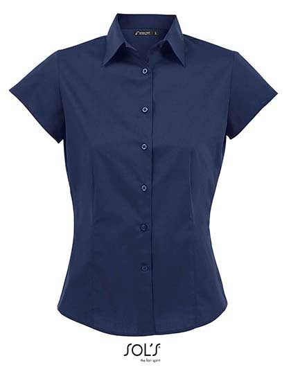 Popeline-Blouse Escape Short Sleeve (L620)