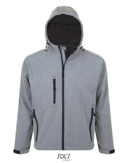 Men´s Hooded Softshell Jacket Replay (L848)