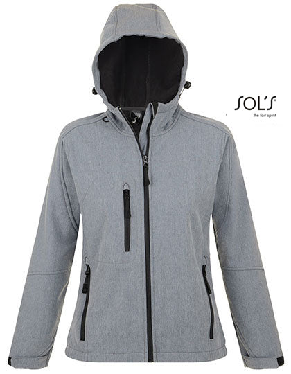 Women´s Hooded Softshell Jacket Replay (L849)