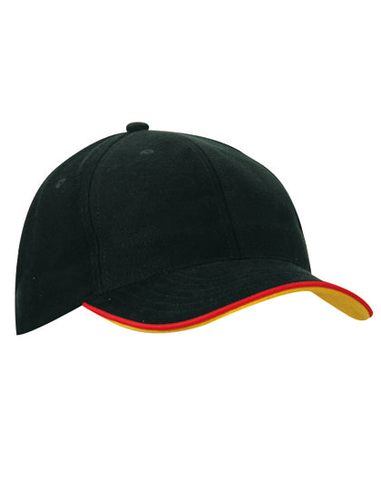 6 Panel Double Sandwich Cap (MB6197)