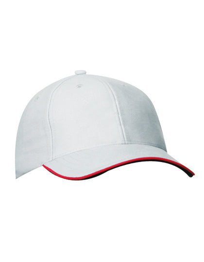 6 Panel Double Sandwich Cap (MB6197)