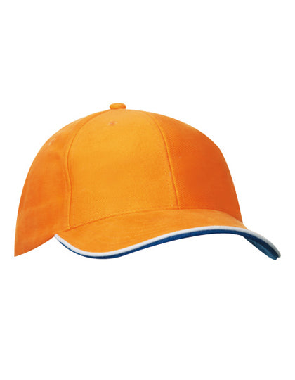 6 Panel Double Sandwich Cap (MB6197)