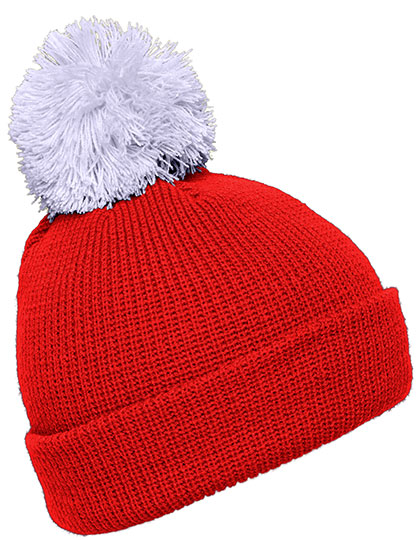 Pompon Hat With Brim (MB7967)
