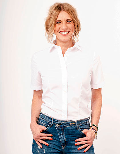 Women´s Blouse Comfort Fit Short Sleeve (MV069012)