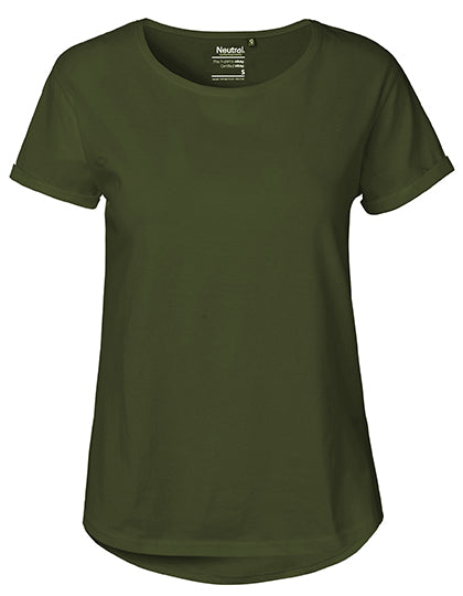 Ladies´ Roll Up Sleeve T-Shirt (NE80012)