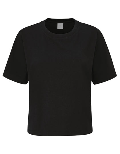 Women's Cropped Heavy T (P198)