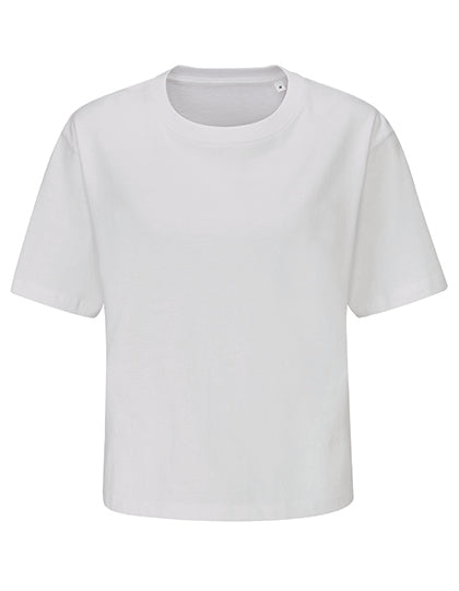 Women's Cropped Heavy T (P198)