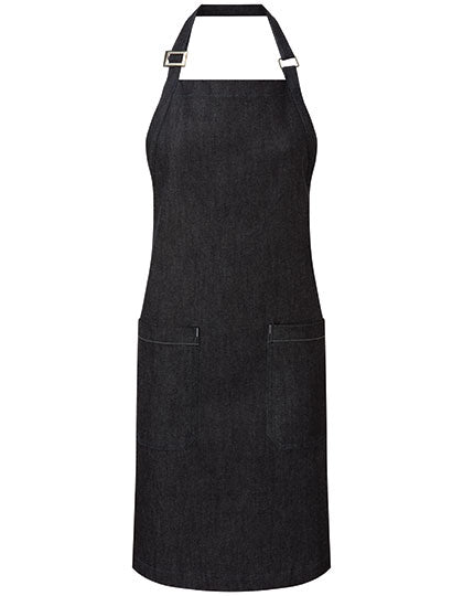 Organic Denim Fairtrade Bib Apron (PW113)