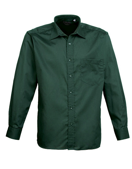 Men´s Poplin Long Sleeve Shirt (PW200)