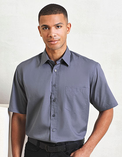 Men´s Poplin Short Sleeve Shirt (PW202)