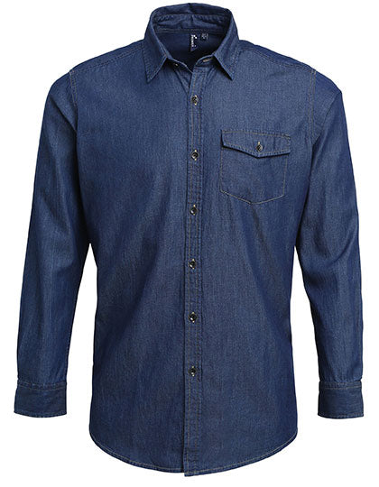 Men´s Jeans Stitch Denim Shirt (PW222)