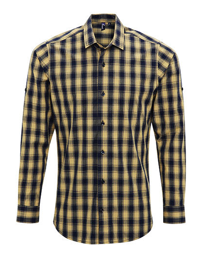 Men´s Mulligan Check Cotton Long Sleeve Shirt (PW250)