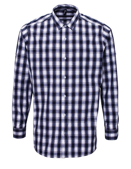 Men´s Mulligan Check Cotton Long Sleeve Shirt (PW250)