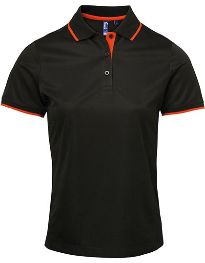 Women´s Contrast Coolchecker® Polo (PW619)