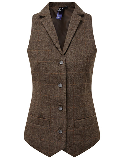Women´s Herringbone Waistcoat (PW626)