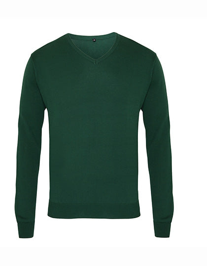 Men´s V-Neck Knitted Sweater (PW694)