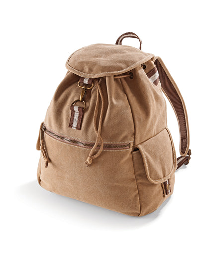 Vintage Canvas Backpack (QD612)