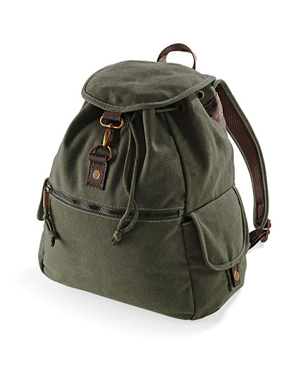 Vintage Canvas Backpack (QD612)