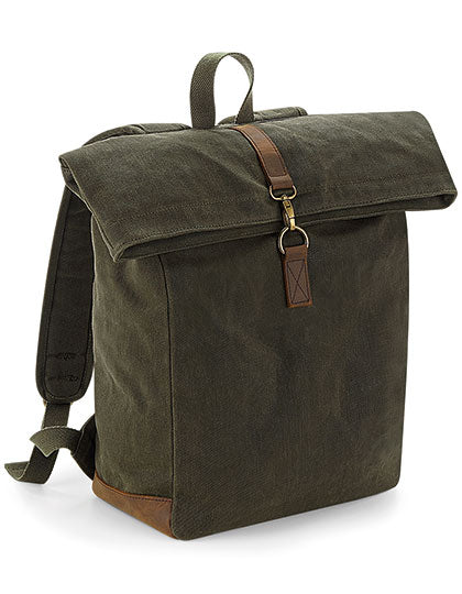 Heritage Waxed Canvas Backpack (QD655)