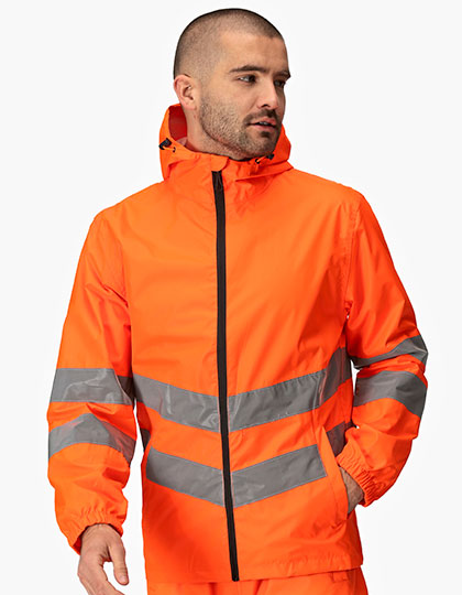 Pro Hi-Vis Packaway Jacket (RG497)