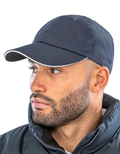 Herringbone Cap With Sandwich Peak (RH38)