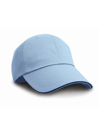 Herringbone Cap With Sandwich Peak (RH38)