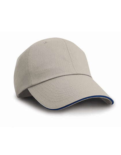 Herringbone Cap With Sandwich Peak (RH38)