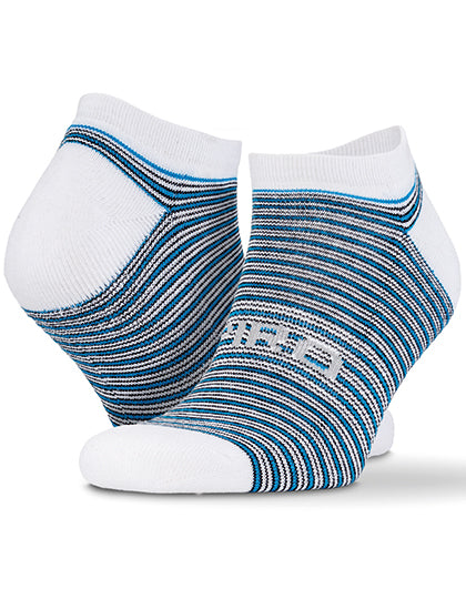 3-Pack Mixed Stripe Coolmax Sneaker Socks (RT295)