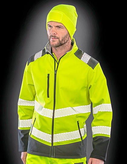 Printable Ripstop Safety Softshell Jacket (RT476)