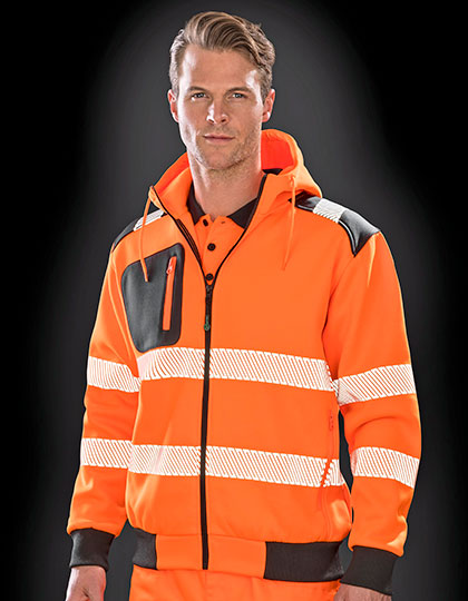 Recycled Zipped Safety Hoody (RT503)