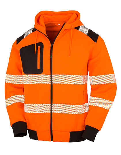 Recycled Zipped Safety Hoody (RT503)