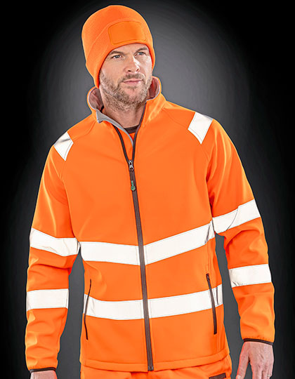 Recycled Printable Safety Softshell Jacket (RT505)