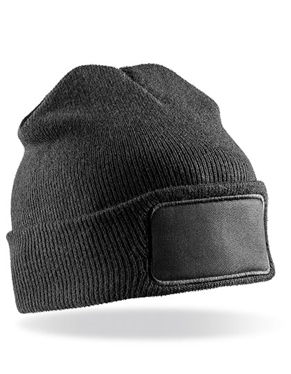 Recycled Double Knit Printers Beanie (RT927)