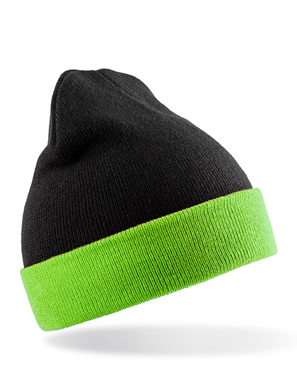 Recycled Black Compass Beanie (RT930)